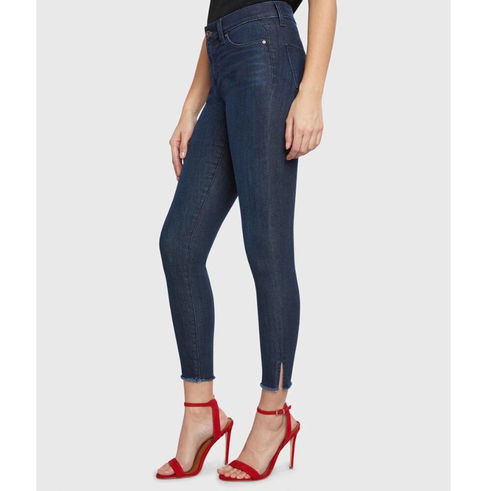 Anthropologie Principle Skinny Jeans Women 30 Gem High Rise Raw Hem USA Made